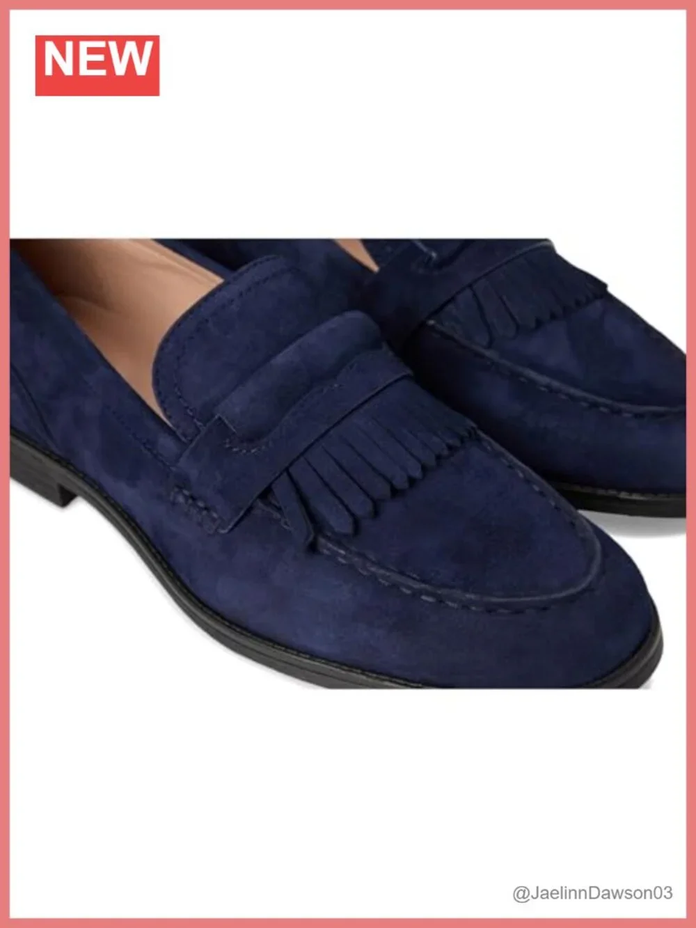Leather Lined Kiltie Loafers with Buckle Strap - Women's Flat Shoes